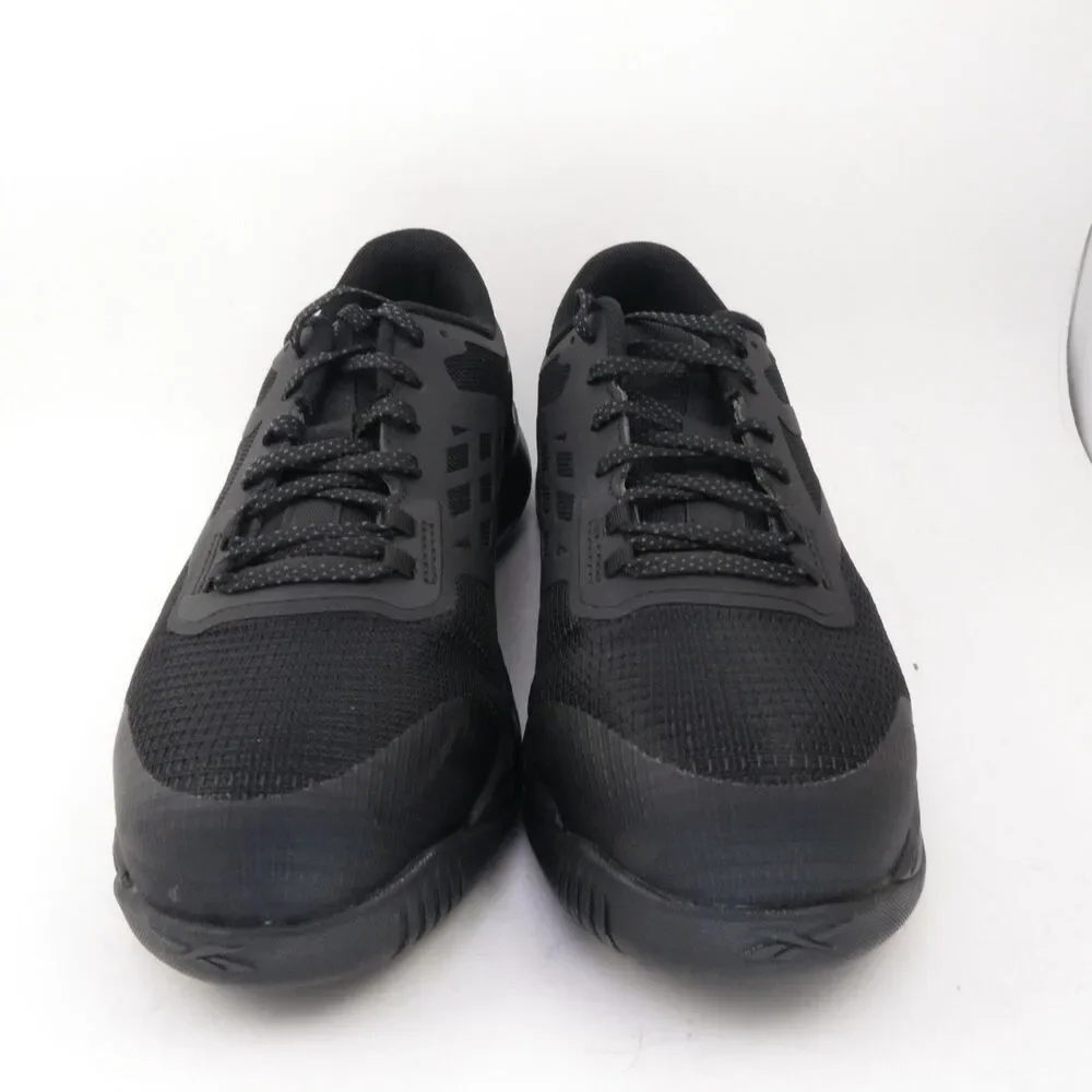 Reebok Nanoflex Unisex Men's US 6.5 - WO 8.5 Tr Black Safety Athletic Work Shoe